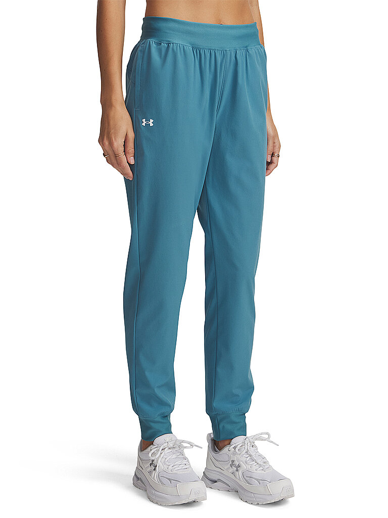UNDER ARMOUR Damen Jogginghose UA ArmourSport High Rise petrol | XS